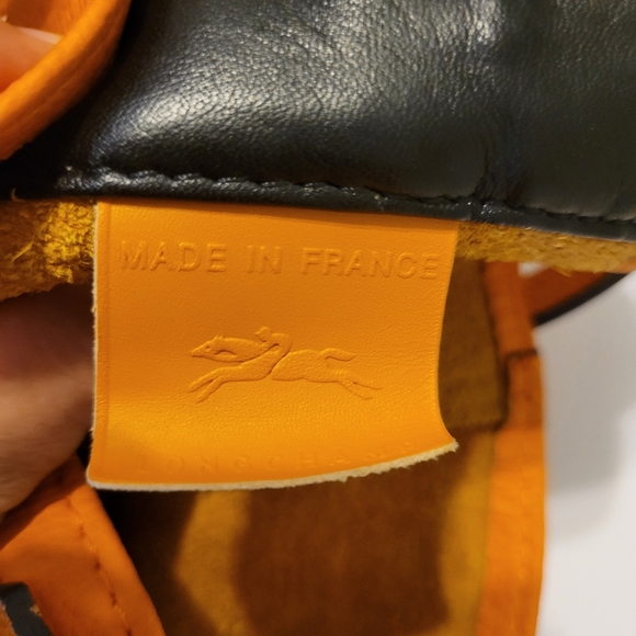 Longchamp Essential Leather Tote in Orange/Silver - Picture 14 of 16